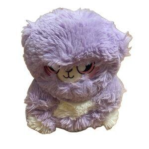 Squeezamals Violet Plush Baxter Bear Stuffed Animal Purple Kids Toy